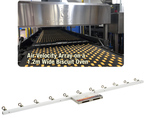 Oven Air Velocity Recorder for Commercial Bakeries